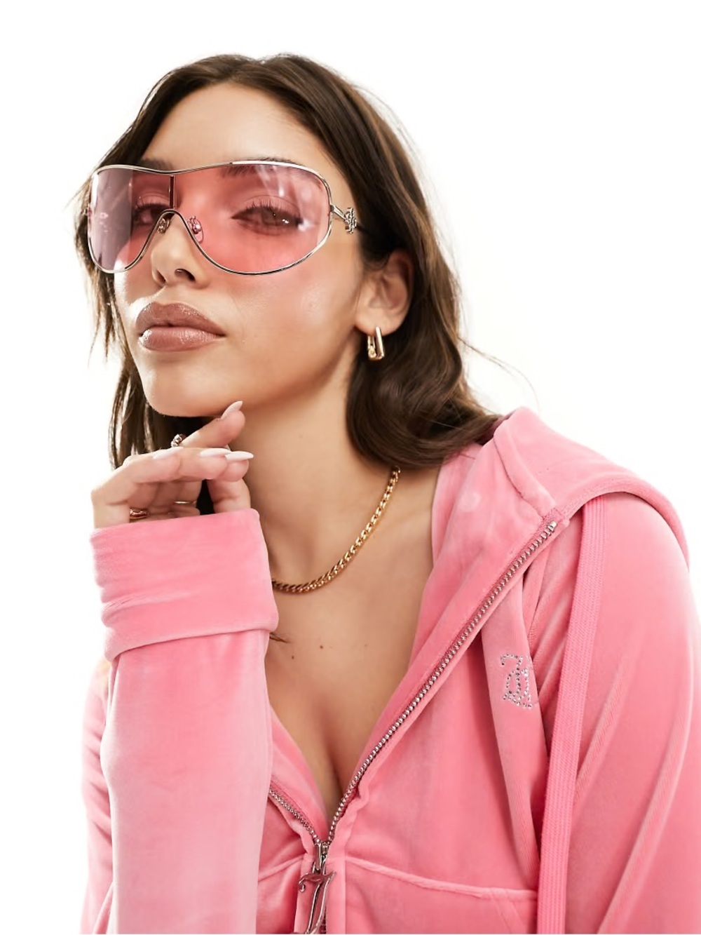 Guizio x Quay Oversized Shield Sunglasses - Women Accessories - Picture 6 of 6